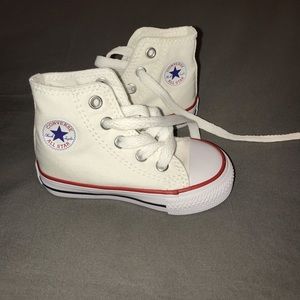 Toddler White Hightop Converse